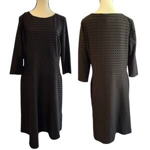 NWT Style & Co Black Midi Dress - Size 14